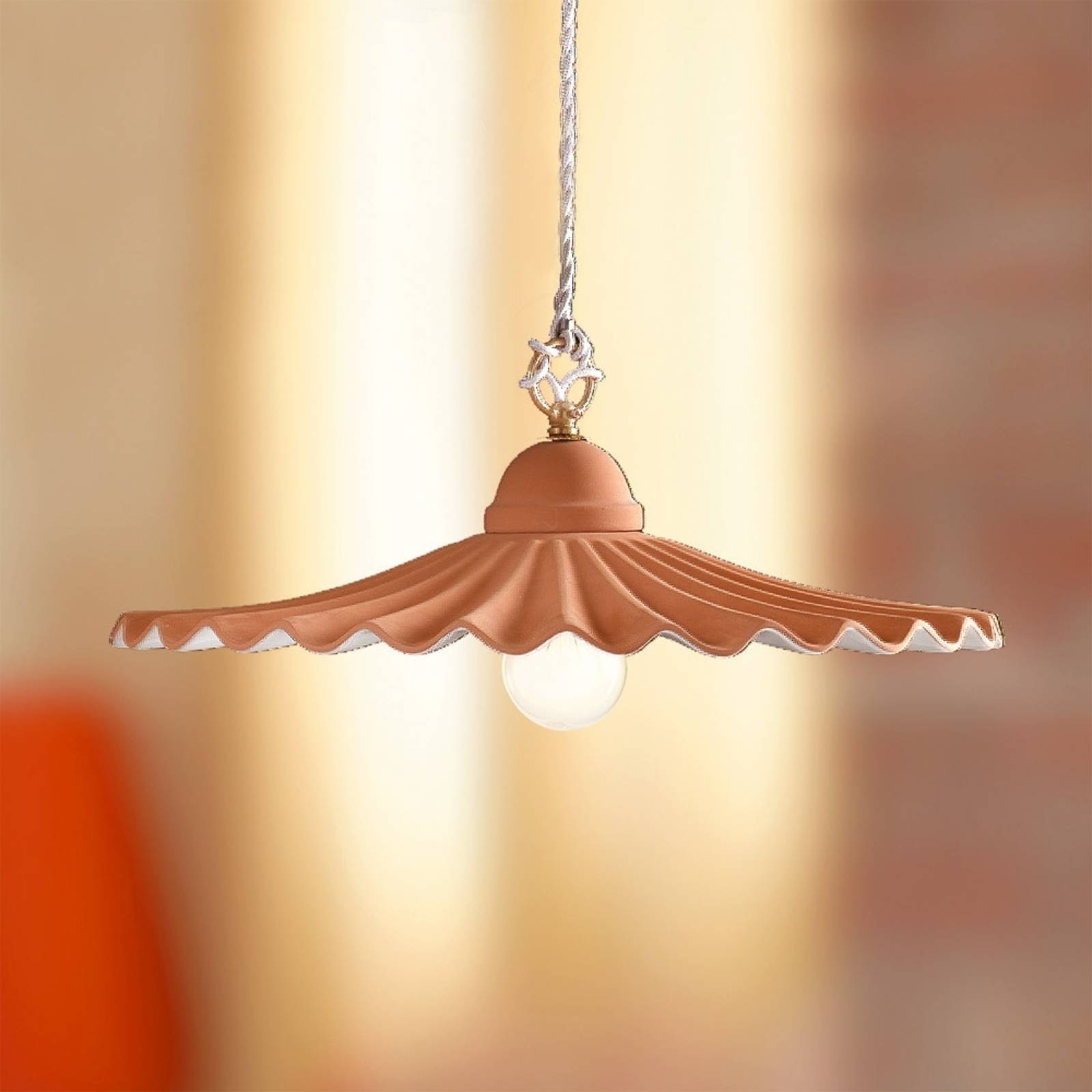 Hängeleuchte ARGILLA im Landhauslook 43 cm Hängeleuchte ARGILLA im Landhauslook 43 cm von Ceramiche