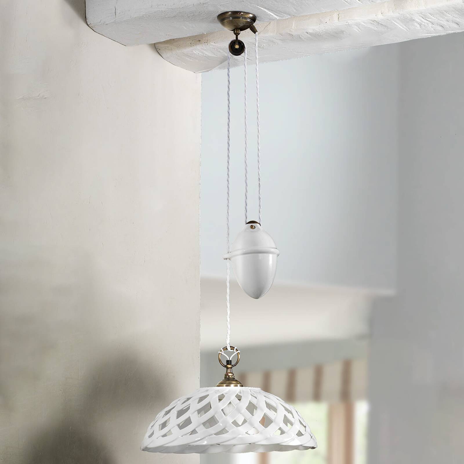 Hängeleuchte Emanuel Keramik höhenverstellbar Hängeleuchte Emanuel Keramik höhenverstellbar von Ceramiche