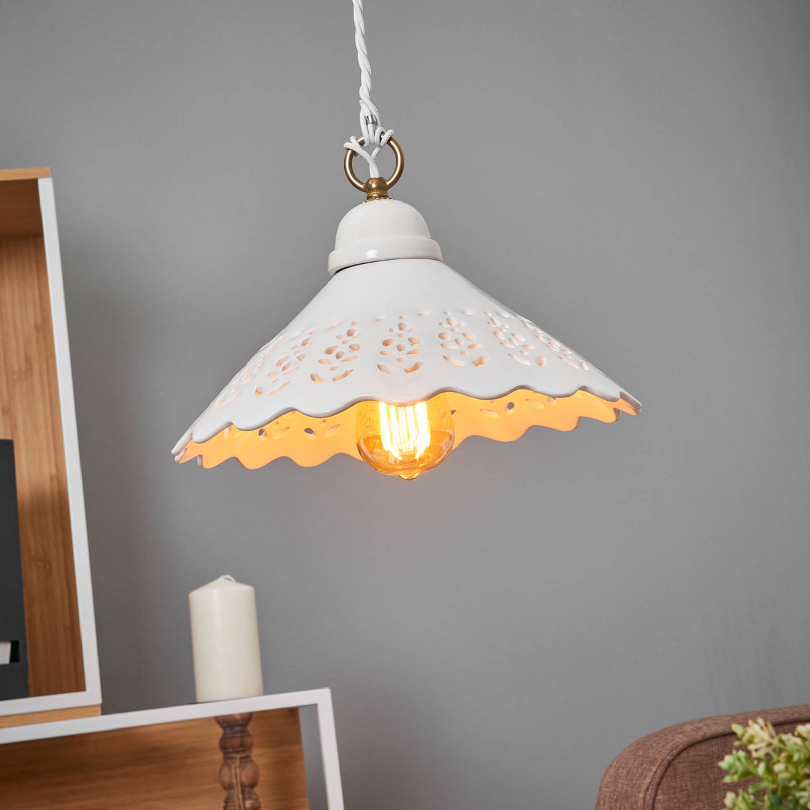 Hängeleuchte Pizzo, 1-flg., 30 cm Hängeleuchte Pizzo, 1-flg., 30 cm von Ceramiche
