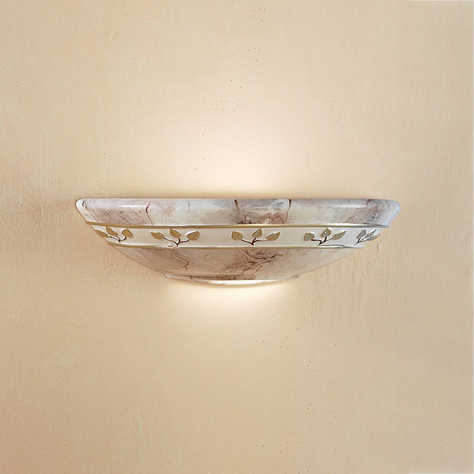 Wandleuchte FOGLIE MARMO MARRON Wandleuchte FOGLIE MARMO MARRON von Ceramiche