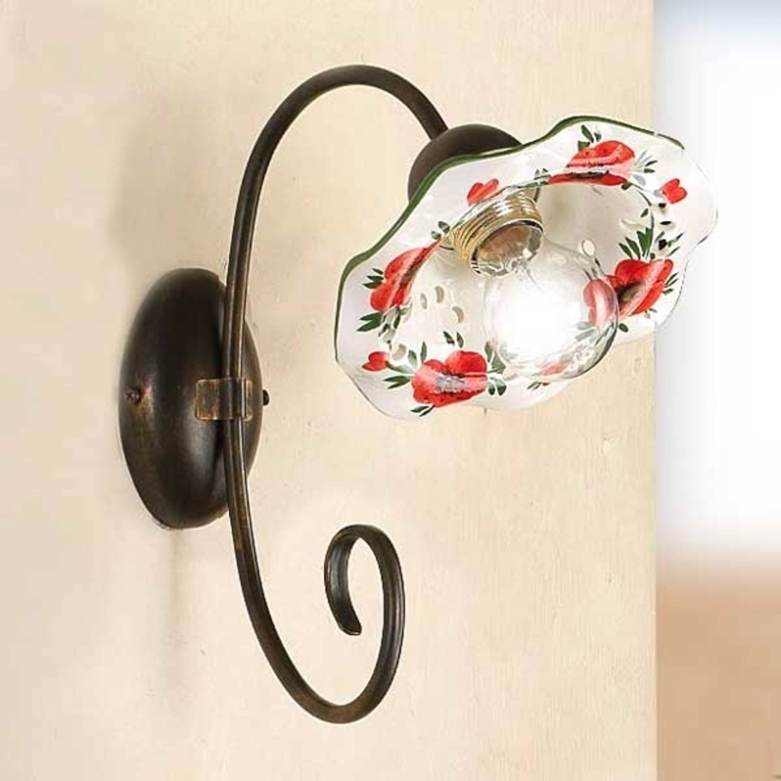 Wandleuchte ROSOLACCI mit Keramikschirm Wandleuchte ROSOLACCI mit Keramikschirm von Ceramiche