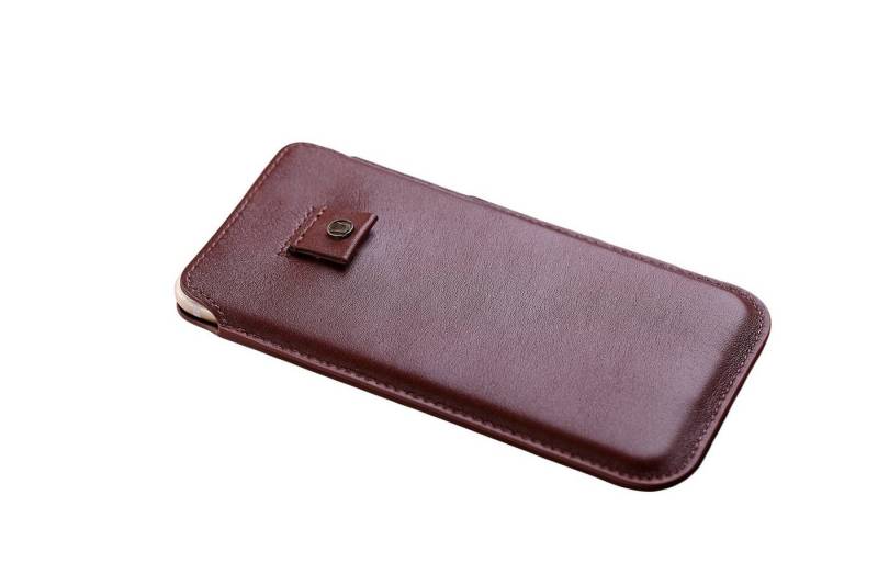 Cerbery Smartphone-Hülle Cronus & Rhea - Smartphone Tasche mit Zugband aus Leder (Athena) 19,1 cm (7,5 Zoll), Rindsleder von Cerbery