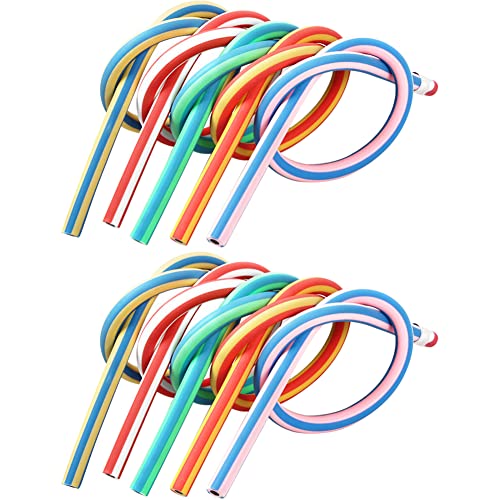 Biegebleistifte Kinder, Biegebleistift, Biegsame Bleistifte, Biegebleistifte, Bendable Pencil, Biegsamer Bleistift, Biegbare Bleistifte, Biegestifte, Biegebleistift Set, Biegbleistift, 10 Stück von Cerioll