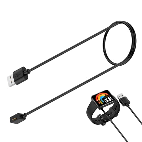 Cerioll Smart Watch Ladekabel, 100cm Universal Smartwatch Ladekabel Magnetisch, Cerioll Ladegerät Kompatibel Mit Redmi Watch 3/2 Lite/Smart Band Pro/Mi Band 7 Pro – Magnetische Ladestation, Schwarz von Cerioll