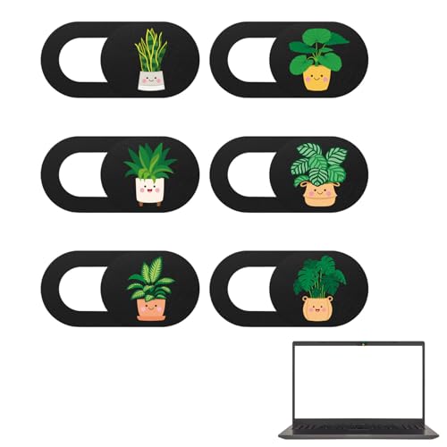 Cerioll Webcam Abdeckung, Ultra Dünne Web Kamera Abdeckung, Kamera Cover, Kamera Abdeckungsset, Für Computer Laptop, Smartphone, PC, Handyzubehör -Schutz Ihrer Privatsphäre Online (6 Stück) von Cerioll