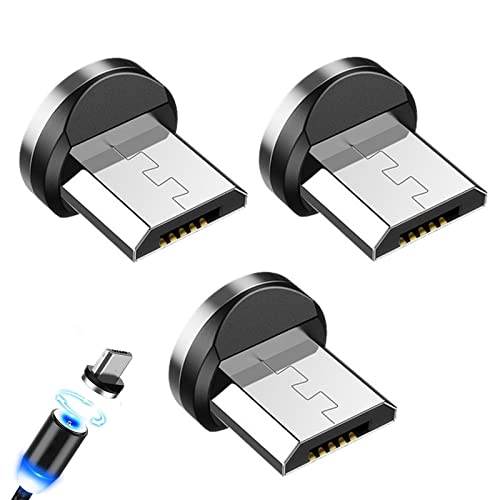 Micro USB Magnet Adapter,USB Micro Magnetisches Stecker,USB Magnet Adapter[3 Stück],Magnet Adapter,Micro USB Magnet,Magnetischer Adapter,Lade Magnet Adapter,Magnet Ladestecker,Magnetische Adapter von Cerioll