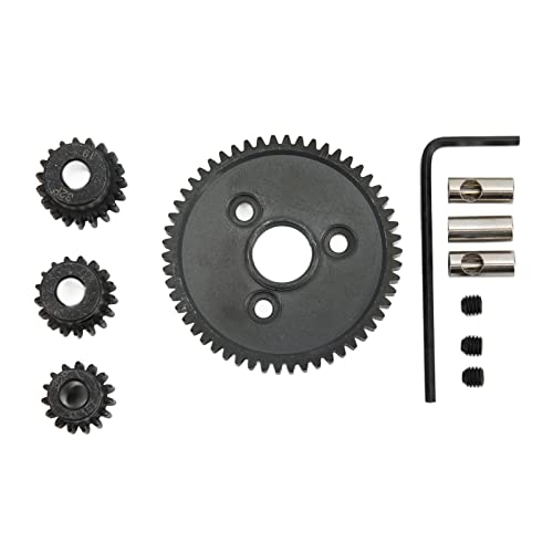 54T 0,8 32 Pitch Rc Metall Stahl 3956 Stirnrad mit 15T 17T 19T Ritzeln Getriebe Set für 4x4 4WD VXL Rally VXL Stampede 4x4 1/10 Summit 1/10 Teile 54T 0,8 32 Pitch Rc Metall Stahl 3956 Stirnrad mit 15T 17T 19T Ritzeln Getriebe Set für 4x4 4WD VXL Rally VXL Stampede 4x4 1/10 Summit 1/10 Teile von Cerlyiont