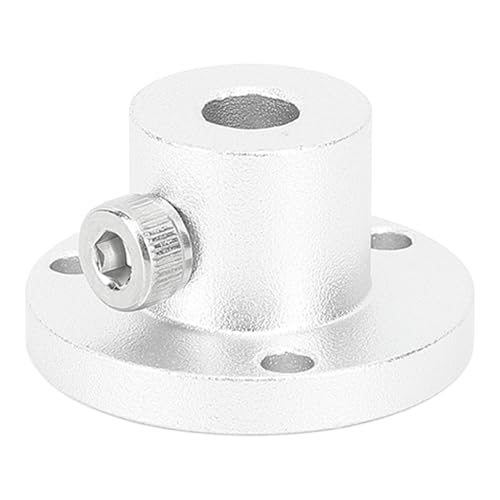 6mm Flanschkupplungsstecker, Führungsmodellkoppler -Zubehör, Aluminium -Legierungsmotor -Führungswelle Coppler für 60 mm 14144 Rad Silber von Cerlyiont