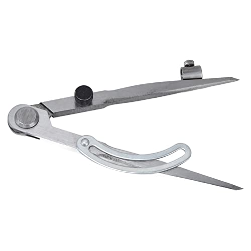 Adjustable Lockable Steel Wing Divider, Leather Compass Wing Divider for Metal Workpiece Processing ﻿ (300mm) von Cerlyiont