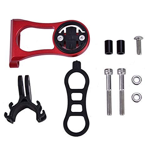 Cerlyiont Aluminium Alloy Bicycle Computer Mount Holder, Bicycle Odometer Comupter Extension Mount, Bike Handlebar Extension Bracket Adapter for (Mit GoPro -Sitz + Lampenclip) von Cerlyiont