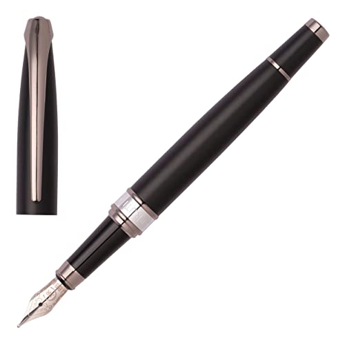 Cerruti 1881 Füllfederhalter Abbey Matt Black | Ikonisches Schreibgerät | Geschenkbox von Cerruti