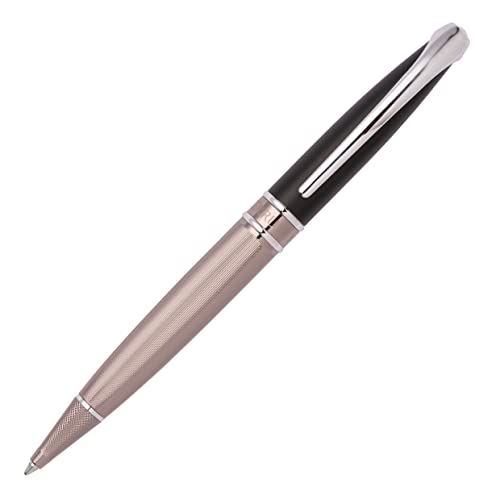 Cerruti 1881 Kugelschreiber Austin Diamond Schwarz/Rosegold | Ikonisches Schreibgerät | Blaue Tinte | Geschenkbox von Cerruti