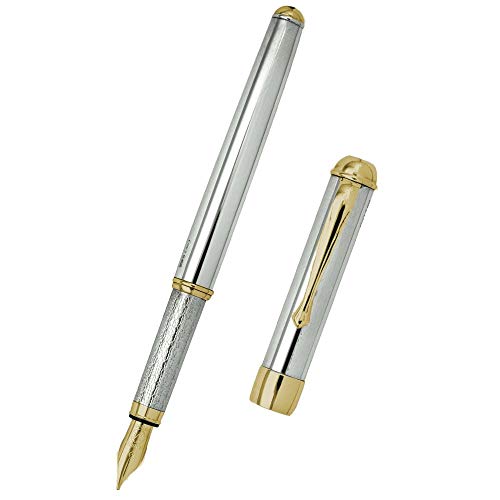 Cesare Emiliano XS315-D-L Füllfederhalter aus 925er Sterling Silber mit vergoldete Details Cesare Emiliano XS315-D-L Füllfederhalter aus 925er Sterling Silber mit vergoldete Details von Cesare Emiliano