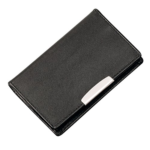 Cescahide Leder Business Card Wallet Spender – schwarz von Cescahide