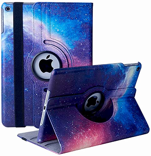 Ceysin Hülle für iPad 9. Generation (2021) / 8. Gen (2020) / 7. Gen (2019) 10.2 Zoll - 360 Grad Rotierend Stand Schutzhülle Cover mit Auto Schlaf/Wach Funktion (Galaxie) von Ceysin