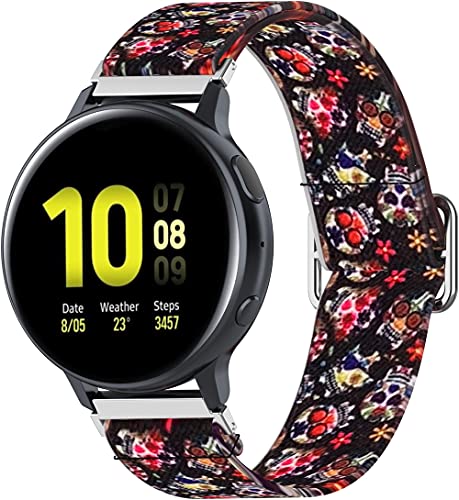 Chainfo Armband kompatibel mit Amazfit GTR 47mm / GTR 2 / Pace/Stratos 3 / Stratos 2S / GTR 3 / GTR 3 Pro, Leinwand Replacement Uhrenarmband Sportarmband Band Erstatzband mit (22mm, Pattern 3) von Chainfo