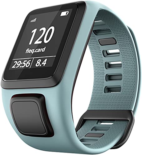 Chainfo Armband kompatibel mit Tomtom Spark/Spark 3 / Runner 2 / Runner 3 / Golfer 2 / Adventurer, Silikon Sportarmband Uhr Band Strap Ersatzarmband Uhrenarmband (Pattern 3) von Chainfo