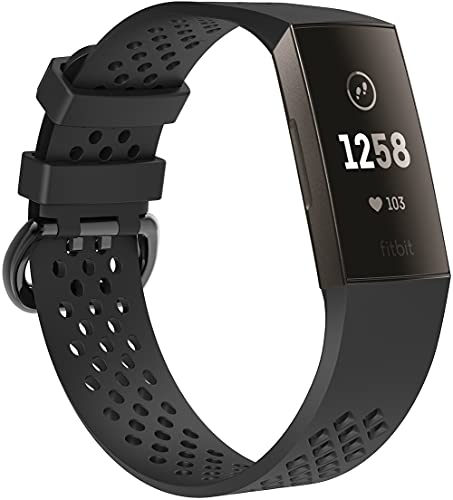 Chainfo kompatibel mit Fitbit Charge 4 / Charge 4 SE/Charge 3 / Charge 3 SE Armband, Silikon Uhrenarmband Sportarmband (Pattern 13) von Chainfo