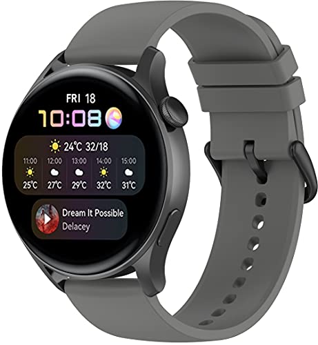 Chainfo kompatibel mit Galaxy Watch Active 2 / Active/Active 3 / Watch 42mm Soft Silikon Classic Ersatz Uhrenarmbänder (20mm, Pattern 6) von Chainfo