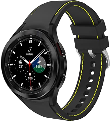 Chainfo kompatibel mit Galaxy Watch4 40mm/44mm / Watch4 classic 42mm/46mm Soft Silikon Classic Ersatz Uhrenarmbänder (Pattern 10) von Chainfo