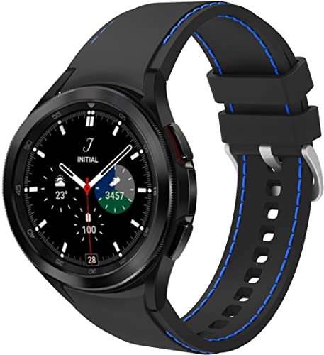 Chainfo kompatibel mit Galaxy Watch4 40mm/44mm / Watch4 classic 42mm/46mm Soft Silikon Classic Ersatz Uhrenarmbänder (Pattern 9) von Chainfo