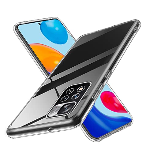 Chalpr Crystal Clear Hülle Kompatibel mit Xiaomi Redmi Note 11/11s, Vergilbungsfrei Ultra Dünn Weich TPU Schutzhülle Cover Stoßfest Kratzfest Silikon Case für Note 11/11s Handyhülle (Transparent) Chalpr Crystal Clear Hülle Kompatibel mit Xiaomi Redmi Note 11/11s, Vergilbungsfrei Ultra Dünn Weich TPU Schutzhülle Cover Stoßfest Kratzfest Silikon Case für Note 11/11s Handyhülle (Transparent) von Skyvov