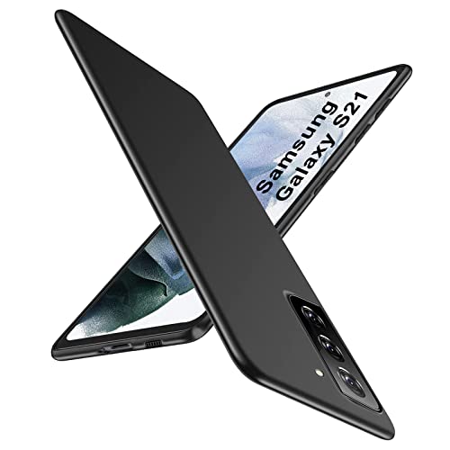 Chalpr Hülle für Samsung Galaxy S21 5G, Matte Schwarz Ultra Dünn Soft Silikon Case, Staubabweisend Stoßfest rutschfest Kabelloses Laden Kameraschutz Schutzhülle TPU Cover für Samsung S21 Handyhülle Chalpr Hülle für Samsung Galaxy S21 5G, Matte Schwarz Ultra Dünn Soft Silikon Case, Staubabweisend Stoßfest rutschfest Kabelloses Laden Kameraschutz Schutzhülle TPU Cover für Samsung S21 Handyhülle von AUNEOS