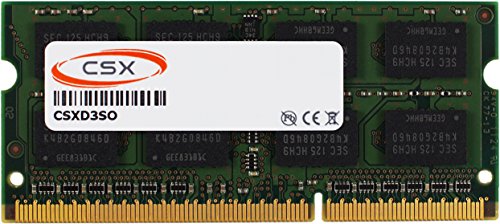 CSX CSXD3SO1600-1R8-4GB 4GB DDR3-1600MHz PC3-12800 1Rx8 512Mx8 8Chip 204pin CL11 1.5V SODIMM Arbeitsspeicher CSX CSXD3SO1600-1R8-4GB 4GB DDR3-1600MHz PC3-12800 1Rx8 512Mx8 8Chip 204pin CL11 1.5V SODIMM Arbeitsspeicher von Champion CSX