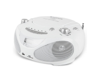 Boombox CD/Radio/MP3/USB White Boombox CD/Radio/MP3/USB White von Champion