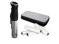 Sous-vide-Verpackung mit Vakuumpacker Frisch &amp  4 Rollen von Champion