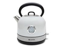 Wasserkocher Retro 1,7L VK402 Creme weiß von Champion