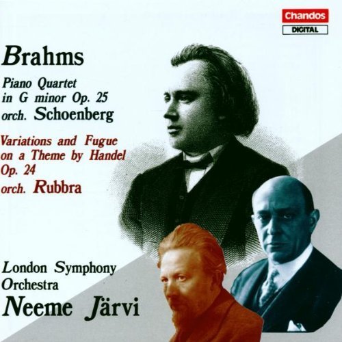 Brahms: Piano Quartet No. 1 in G minor, Op. 25 (orchestrated by A. Schoenberg) / Variations & Fugue on a Theme by Handel, Op. 24 (orch. by E. Rubbra) (1992) Audio CD von Chandos