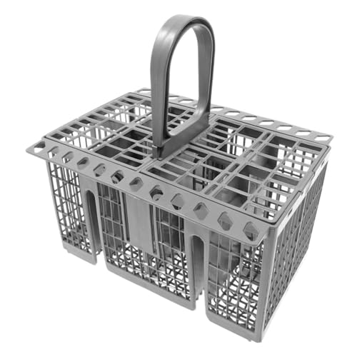 Besteckkorb für Unterkorb 20.7x16.1x12cm, Besteckkorb Besteckkasten, Spülmaschinenkorb Besteckkorb für Spülmaschine, Besteckkorb Geschirrspüler Zubehör, Universal Geschirrspüler Besteckkorb（grau） von ChaneeHann