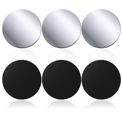 ChaneeHann Metallplatte Selbstklebend 6 Stück Metallplättchen Handy Metall Platte Set Kleber Metallplatte für Magnet kfz Handyhalterung Auto Zubehör, Schwarz + Silber Runden ChaneeHann Metallplatte Selbstklebend 6 Stück Metallplättchen Handy Metall Platte Set Kleber Metallplatte für Magnet kfz Handyhalterung Auto Zubehör, Schwarz + Silber Runden von ChaneeHann