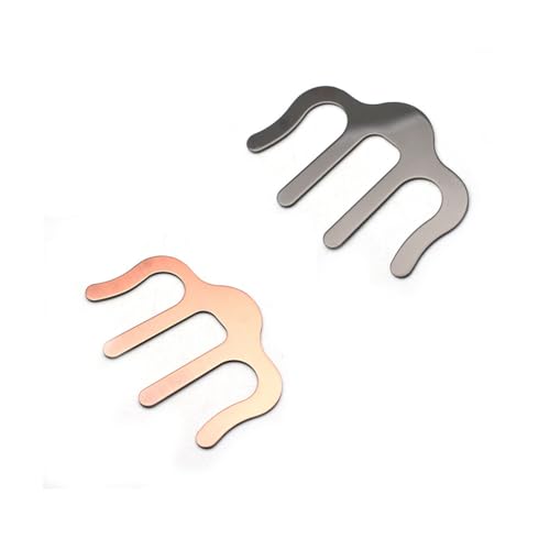 2 Stück Musikbuchständer für Noten, Clip für Musiknoten aus Metall, Notenclip in M-Form, für Noten, seitliche Clips, Lesen, Klavier, Seitenhalter 2 Stück Musikbuchständer für Noten, Clip für Musiknoten aus Metall, Notenclip in M-Form, für Noten, seitliche Clips, Lesen, Klavier, Seitenhalter von Changyeah