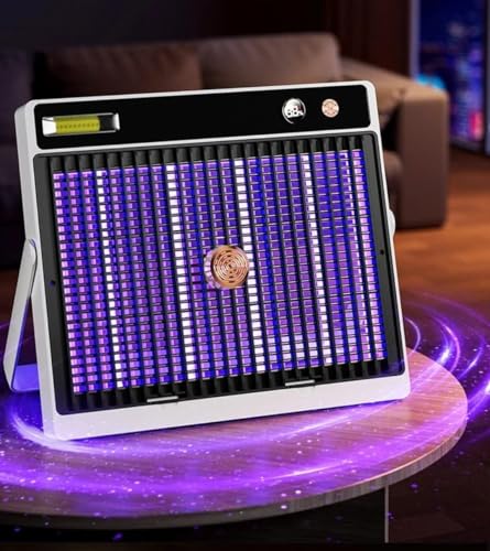 Wiederaufladbarer & elektrischer Mückenvernichter mit UV & CO₂ Lockstoff | Insektenlampe mit 2400mAh Akku & Lichtfunktion | Sicher für Babys | Fliegenfalle für Innen & Außen | leise & tragbar Wiederaufladbarer & elektrischer Mückenvernichter mit UV & CO₂ Lockstoff | Insektenlampe mit 2400mAh Akku & Lichtfunktion | Sicher für Babys | Fliegenfalle für Innen & Außen | leise & tragbar von Chanora