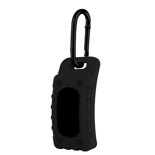 Chanvoo Silikon-Schutzhülle für Go-tcha Evolve mit Schlüsselanhänger Karabiner (schwarz) von Chanvoo