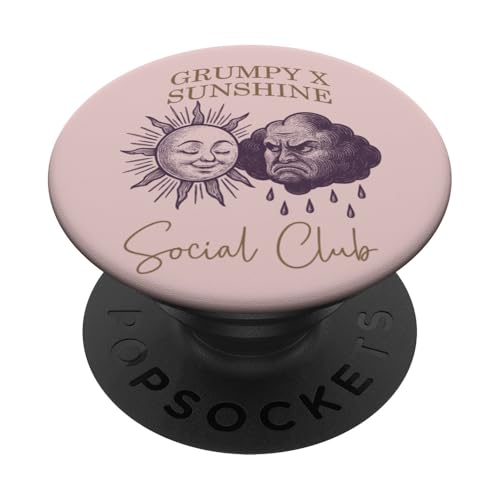 Grumpy Sunshine Social Club Buchleser Buchlesegerät Geschenk PopSockets Klebender PopGrip Grumpy Sunshine Social Club Buchleser Buchlesegerät Geschenk PopSockets Klebender PopGrip von Chapter Keepers