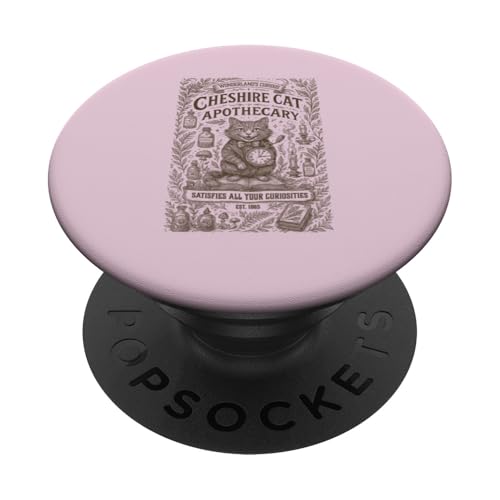 Klassisches Alice Book inspiriertes Wunderland Buchgeschenk PopSockets Klebender PopGrip von Chapter Keepers