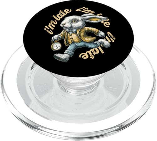 Klassisches Alice Book inspiriertes Wunderland Buchgeschenk PopSockets PopGrip für MagSafe von Chapter Keepers