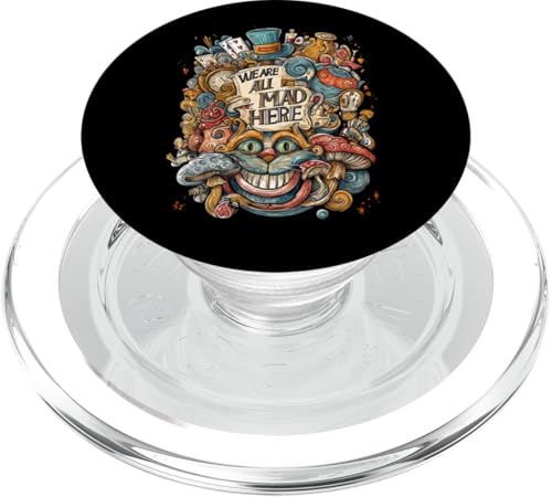 Klassisches Alice Book inspiriertes Wunderland Buchgeschenk PopSockets PopGrip für MagSafe Klassisches Alice Book inspiriertes Wunderland Buchgeschenk PopSockets PopGrip für MagSafe von Chapter Keepers