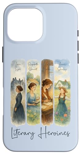 Kleine Frauen in der Literatur, Jane Austen, Bronte Sisters Hülle für iPhone 16 Pro Max Kleine Frauen in der Literatur, Jane Austen, Bronte Sisters Hülle für iPhone 16 Pro Max von Chapter Keepers