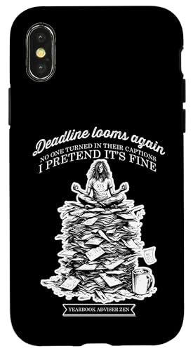 Lustiger Jahrbuch-Berater – Lehrer-Humor-Mitarbeiter Wertschätzung Hülle für iPhone X/XS von Chapter Keepers