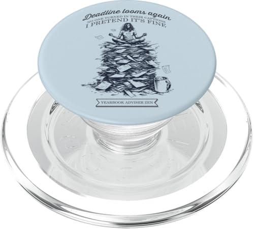 Lustiger Jahrbuch-Berater – Lehrer-Humor-Mitarbeiter Wertschätzung PopSockets PopGrip für MagSafe von Chapter Keepers