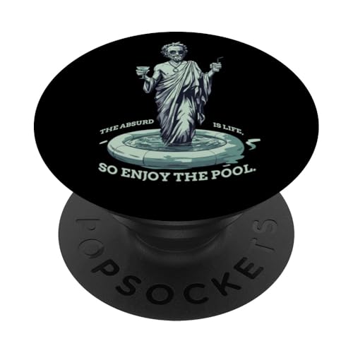 Lustiges Philosophie-Geschenk – griechisches Zitat für Philosophen PopSockets Klebender PopGrip von Chapter Keepers
