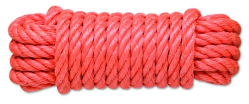 Chapuis PC5 Gedrehtes Polypropylen-Seil - 3 T - Durchmesser 14 mm - Länge 7,50 m - Koralle von Chapuis