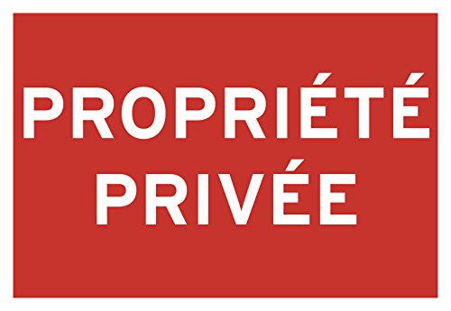 Chapuis PSR7,2VES PSR7,2VES selbstklebend PVC Schild 275 x 190 mm Private Property von Chapuis