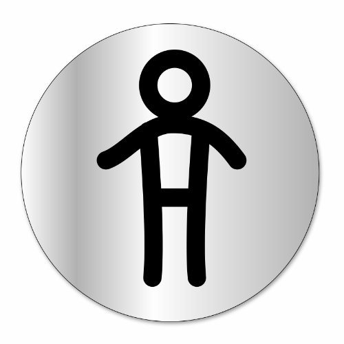 Symbol DS37 Indicator disc „Herren“ - Selbsthaftendes Aluminium - Durchmesser 80 mm Symbol DS37 Indicator disc „Herren“ - Selbsthaftendes Aluminium - Durchmesser 80 mm von Chapuis