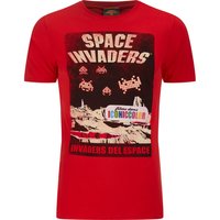 Atari Herren Space Invaders Del EAtari Space T-Shirt - Rot - M von Character Hub