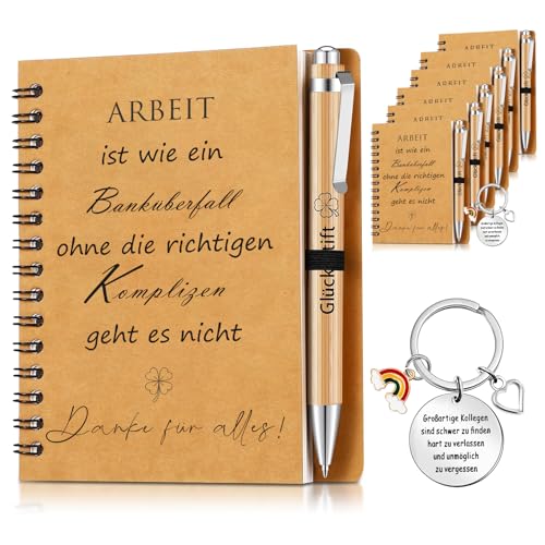 6 Set Dankeschön Geschenk für Kollegen, Lehrer Erzieherin Abschiedsgeschenk , Inspirierend Spirale Notizblock und Schlüsselanhänger,Klein Abschiedsgeschenk für Kollegen Rbeitskollegin Ruhestand 6 Set Dankeschön Geschenk für Kollegen, Lehrer Erzieherin Abschiedsgeschenk , Inspirierend Spirale Notizblock und Schlüsselanhänger,Klein Abschiedsgeschenk für Kollegen Rbeitskollegin Ruhestand von Charfia
